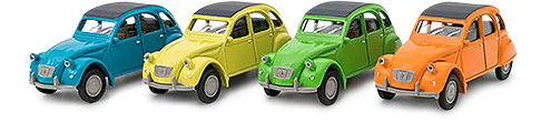 シトロエン 2CV 3インチ ミニカー