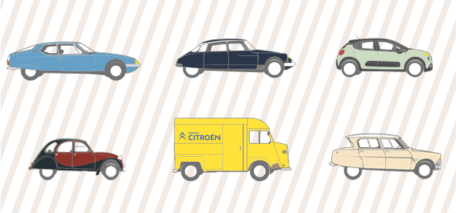 シトロエン CITROEN 7 CV　/アノニマス/アートポスター クラシックカー シトロエン（Citroën）白鳥ロゴ 1933年