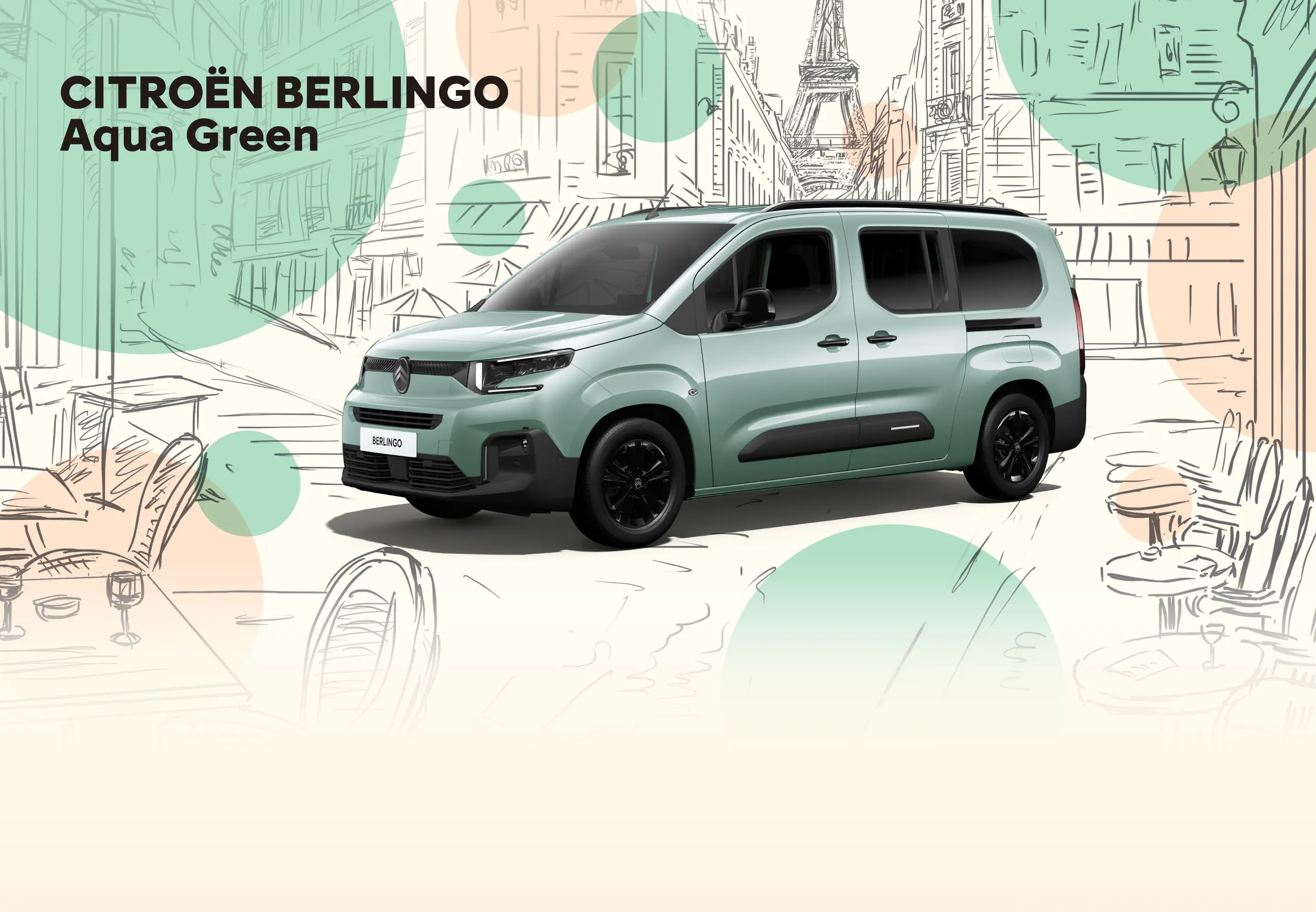 CITROËN BERLINGO Aqua Green